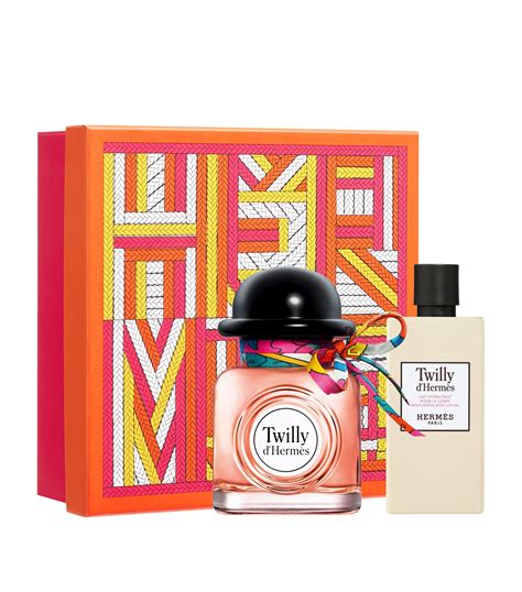 set hermes perfume|hermes twilly d'hermes gift set.